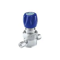 Регулятор AMFLO UHP AU21 Материал: Код S (Body-SUS316L VAR,Poppet, Nozzle,Diaphragm, Gland-SUS316L,Seat: PCTFE) ; Поверхность 0.13 um; 2х портовый, CV-0.09