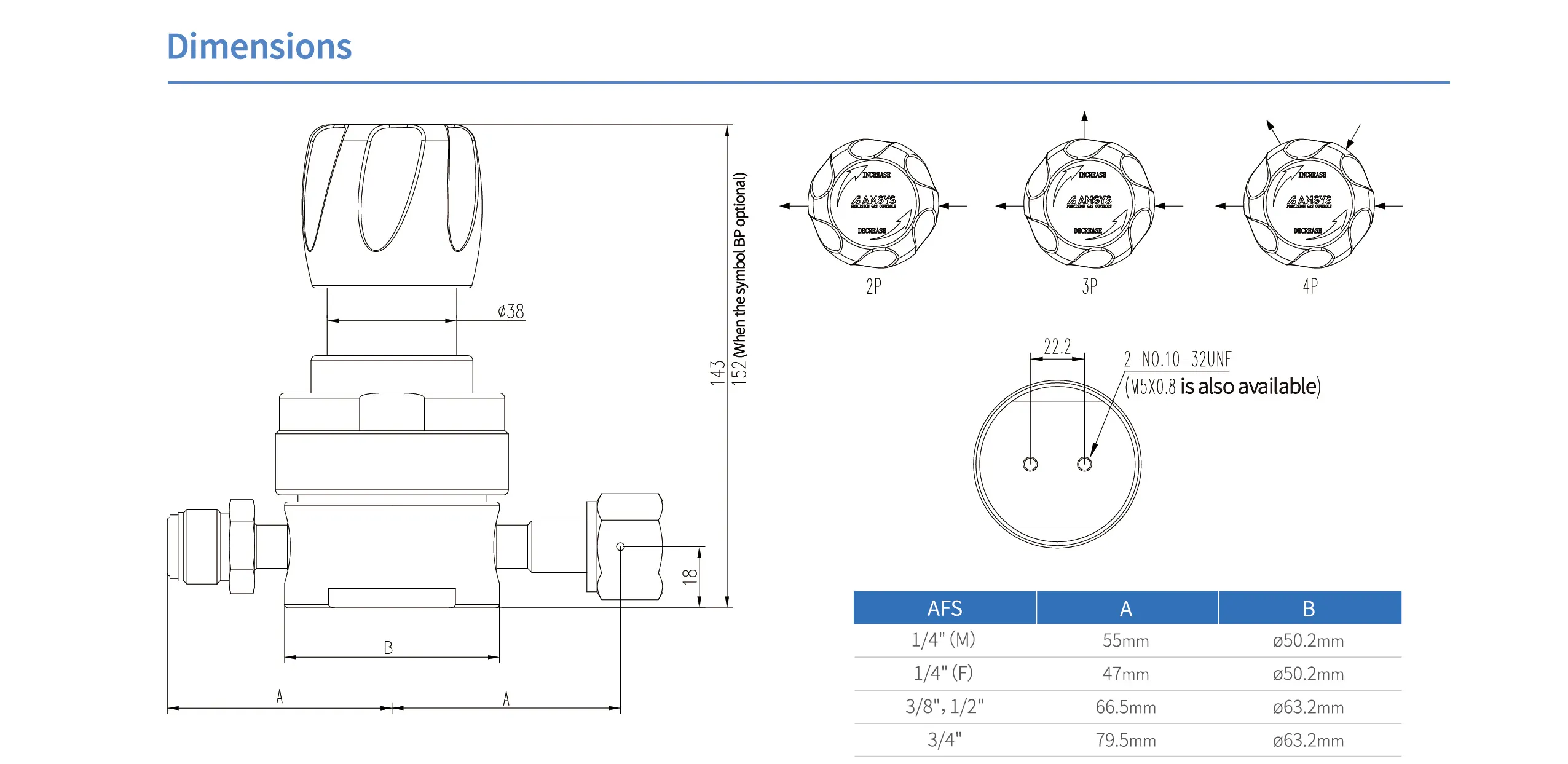 Регулятор AMFLO UHP AU23 Материал: Код SHP (Body-SUS316L VAR, Gland-SUS316L;Poppet, Nozzle,Diaphragm-Hastelloy®C-22,Seat: PCTFE) ; Поверхность 0.25 um; 2х портовый, вх. давл. 206 бар, CV-0.9